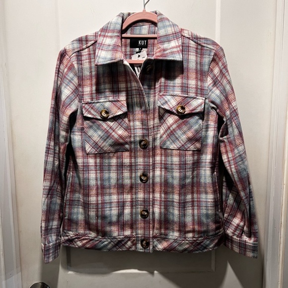 NWT KUT shacket. Adorable!!! Oversized XS - Picture 2 of 5